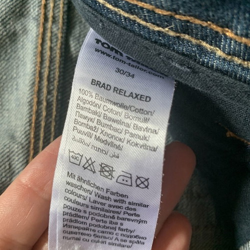 Tom Tailor jeans like new, cotton, size M 38 10, blue
