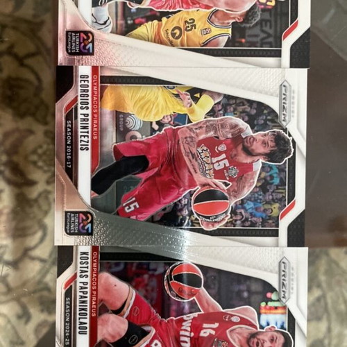 Olympiacos player set Panini collectible cards new