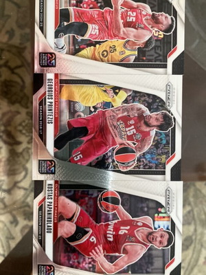 Olympiacos player set Panini collectible cards new