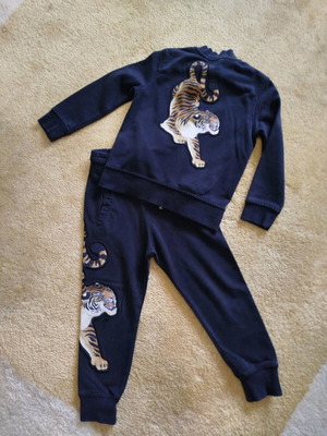 Σετ φόρμες Katie Scott για 4-6 ετών μεταχειρισμένο, H&M μαύρο