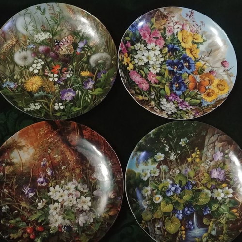 Furstenberg Wild Flowers wall plate new, collectible porcelain