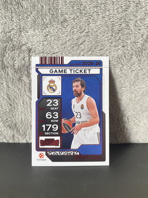 Sergio Llull Game Ticket Red Contenders 2025/26 Euroleague Panini like new