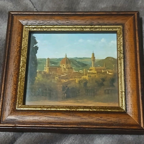 Vintage frames new, set of 2 with glass 11.5×12.5cm