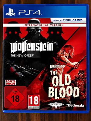 Wolfenstein The New Order/The Old Blood PS4 game, like new
