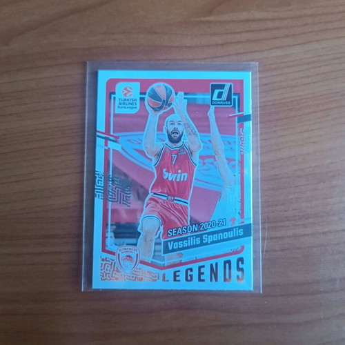 Panini Euroleague Optic Donruss Vasilis Spanoulis Season 2020-2021 like new