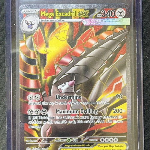 Mega Excadrill EX Pokemon card