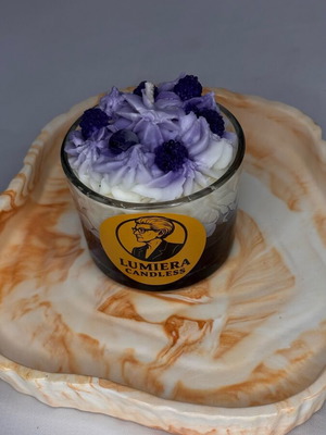 Κερί Berry Cream Jelly χειροποίητο, καινούργιο με άρωμα φρούτα του δάσους