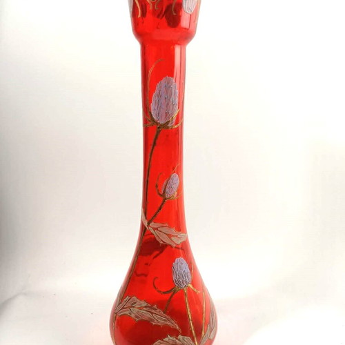 Antique François-Théodore Legras Art Nouveau Vase like new