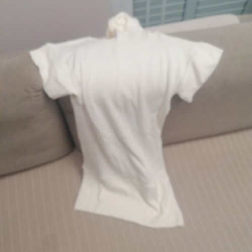 Women's blouse dress white, like new, size S
