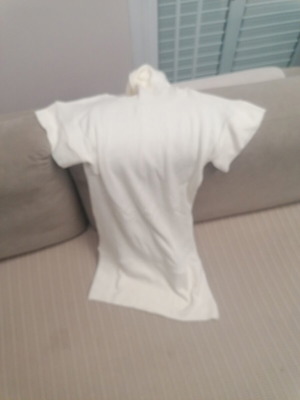 Women's blouse dress white, like new, size S