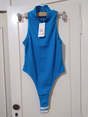 Sugarfree bodysuit new, blue, size Large