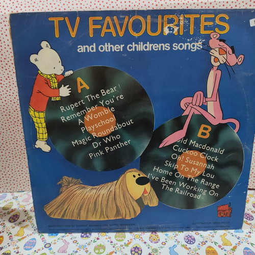 TV Favourites And Other Childrens Songs vinyl record used