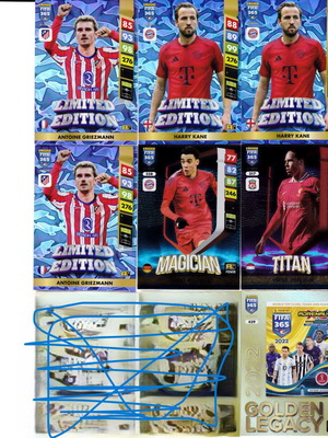 Карти Panini Adrenalyn XL 365 2025 като нови, комплект от 36