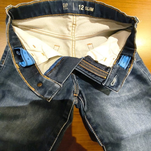 GAP jean slim pants 12 years like new, blue