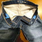 GAP jean slim pants 12 years like new, blue