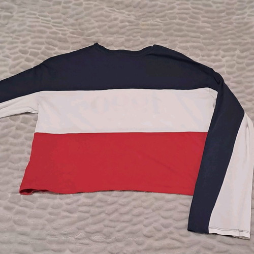 H&M long-sleeve blouse multicolored like new