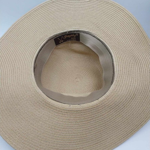 Women’s straw hat from Mexico like new, size M, beige