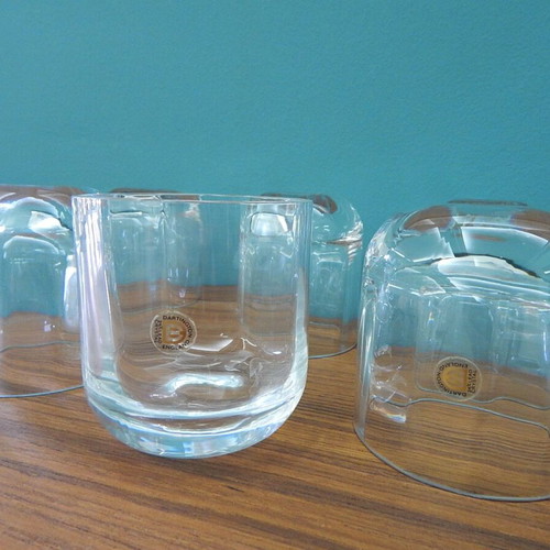 Dartington 24% Lead Crystal Glasses set of 6 like new, made in England