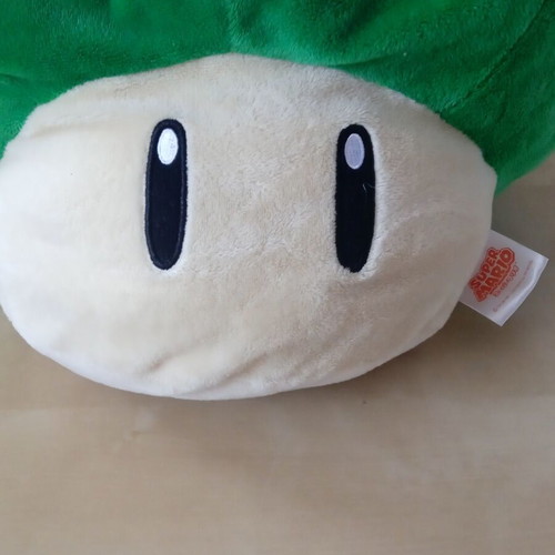 Taito Super Mario Mushroom plush pillow used