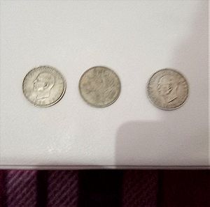 20 ΔΡΧ 1960 3 ασημένια νομίσματα