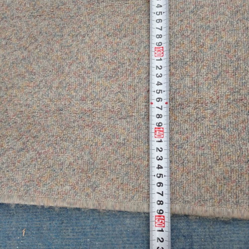Runner rug carpet monochrome grey used 149x65 cm