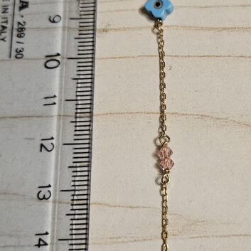 Bracelet made of 14K Italian gold like new, length 18.5 cm