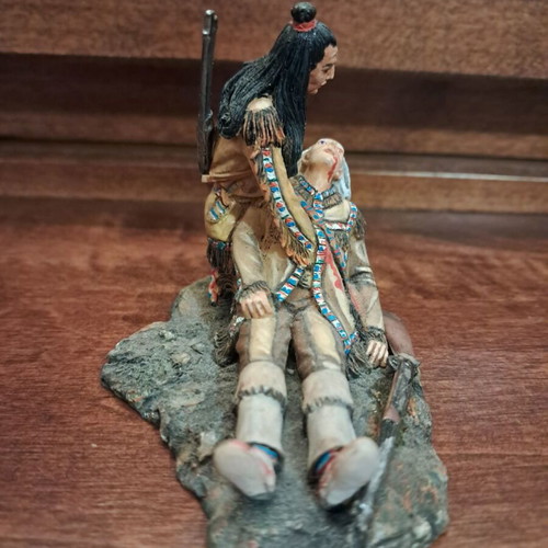 Last of the Mohicans diorama with Indians new
