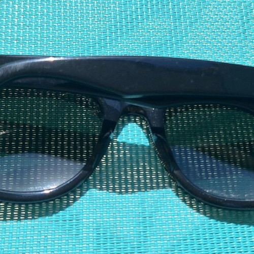 Ray Ban Wayfarer 46mm sunglasses used, made in USA