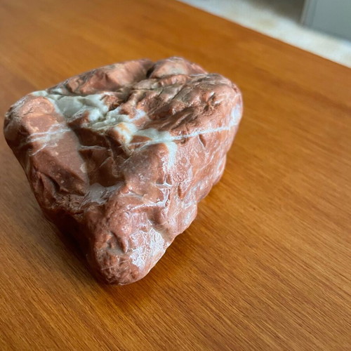 Natural red jasper with quartz new, unique piece