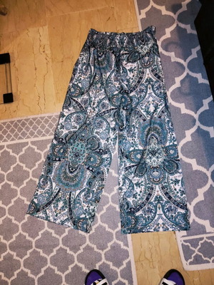 Women's summer pants like new, multicolor, size XL