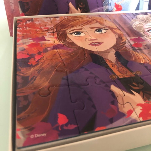 Frozen 2 puzzles like new, pack of 2 children's 24-piece sets