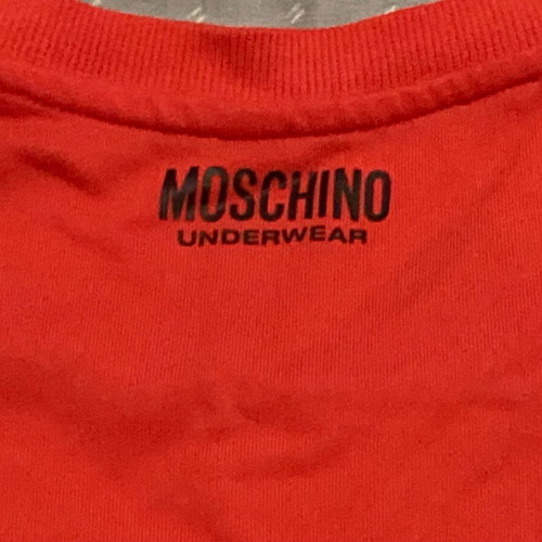 Moschino sweatshirt used, red coral, size XL