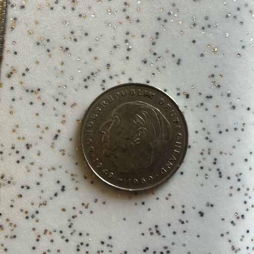 Collectible 2 Mark Coin 1973 Germany used