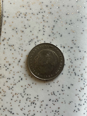 Collectible 2 Mark Coin 1973 Germany used