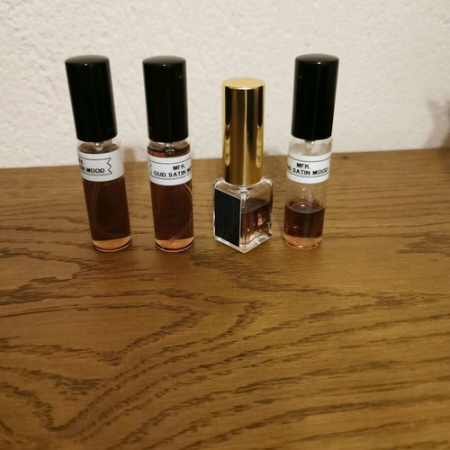 Oud Satin Mood MFK Eau de Parfum tester used, authentic decanted