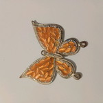 Pendant orange butterfly