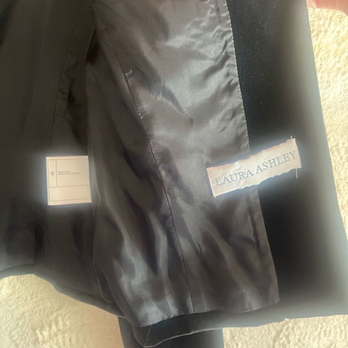 Velvet black jacket Laura Ashley new, classic piece