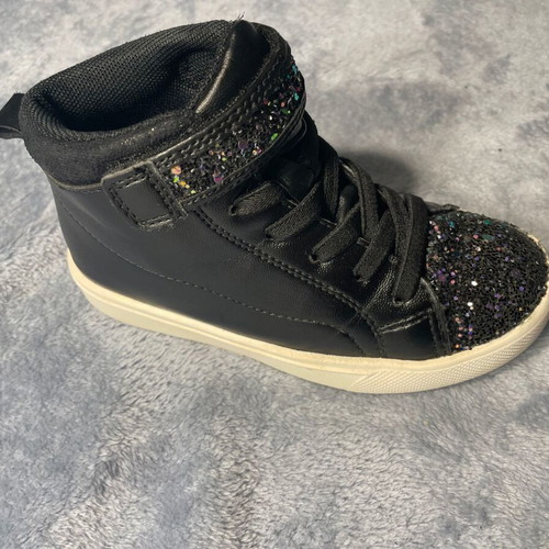 Children's leather boots size 27 like new, black