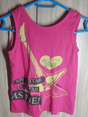 Girls' pink multicolor t-shirt for 8 years like new
