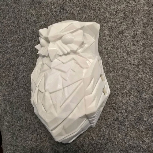 Wall light owl 3d printed new, white