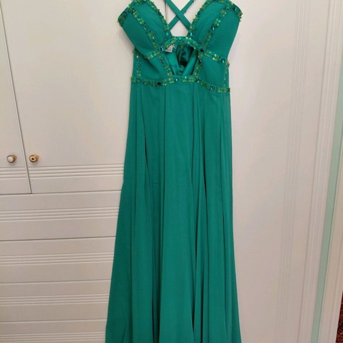 Abiye dress green unused, like new condition, size S/M