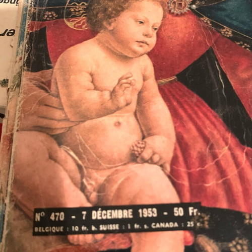 Vintage French magazine 1953 used