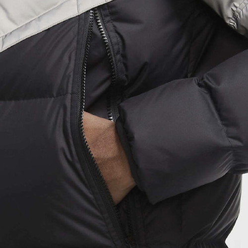 Nike Reflective Puffer used, waterproof with goose down, size S, black and grey