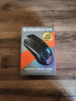 SteelSeries Aerox 3 (2022) безжична геймърска мишка в черно