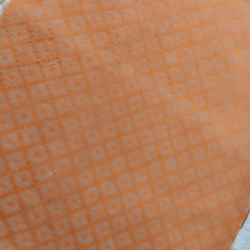 Woven pillow with handmade knitted details like new, cotton