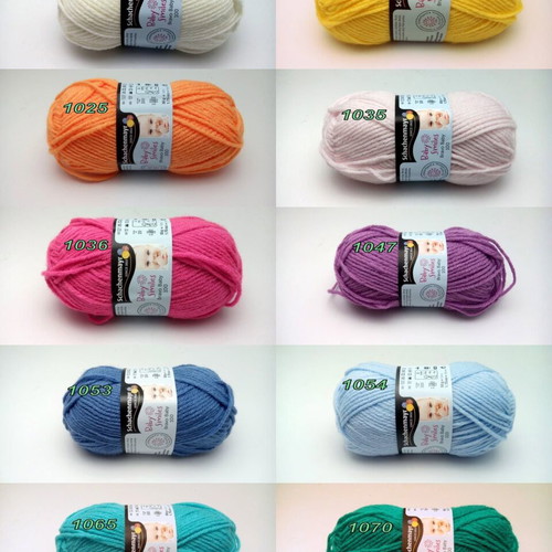 Baby Smiles Bravo Baby 100 knitting yarn set, 10 pieces, new, hypoallergenic