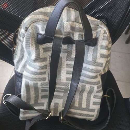 Achilleas Accessories backpack like new, black and gray with zipper repair needed