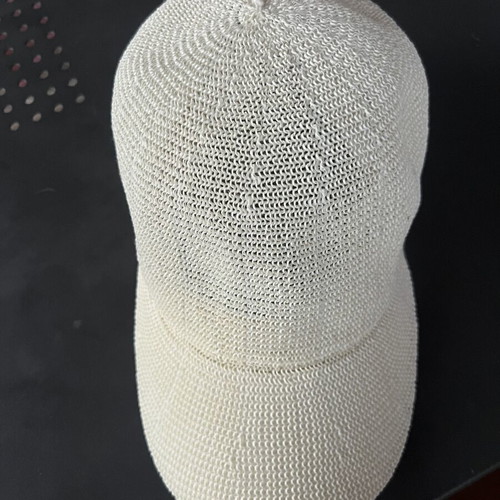 Straw Jockey Hat 100% Paper Straw, white
