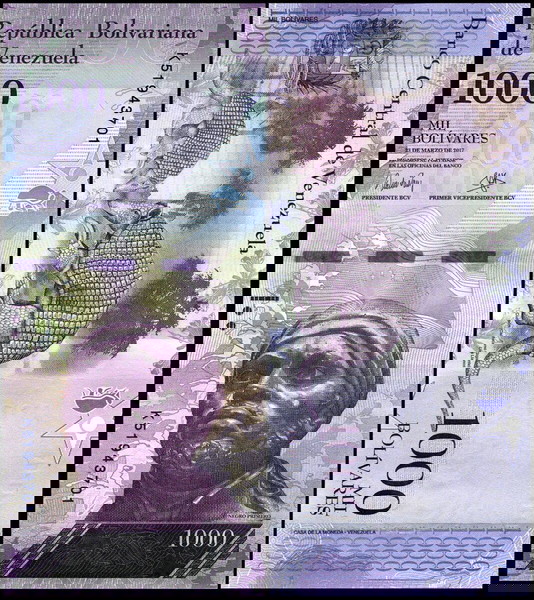 ΒΕΝΕΖΟΥΕΛΑ - 1.000 Bolivares 2017 - UNC