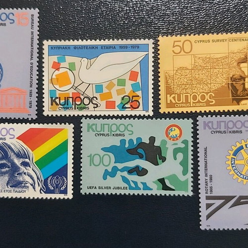 Cyprus stamp series new, 6 lux sets, various dates